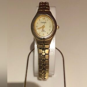 Cardinal gold tone watch